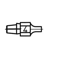 Weller DX 114 Soldeer zuigmond Grootte soldeerpunt 1.8 mm Lengte soldeerpunt: 23 mm Inhoud: 1 stuk(s) - thumbnail