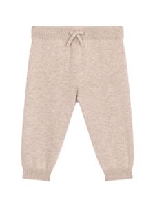 Dolce & Gabbana Kids pantalon de jogging à logo intarsia - Tons neutres