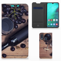 Samsung Galaxy A40 Flip Style Cover Wijn