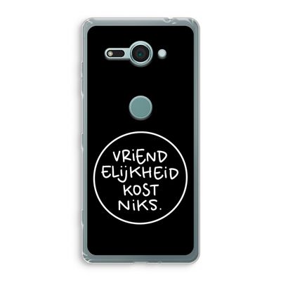 Vriendelijkheid: Sony Xperia XZ2 Compact Transparant Hoesje