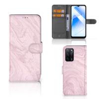 OPPO A16/A16s/A54s | Bookcase | Marble Pink - Origineel Cadeau Vriendin
