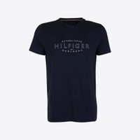T-shirt Blauw Print - thumbnail