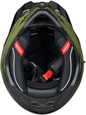 SPEC-X endurohelm "sx-62.01/r1" stinger adv helmet spac-x sx-62.01/r1 stinger adv xxl bl/green
