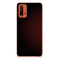 Xiaomi Poco M3 | TPU bumper | Geruit Rood