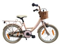Bikefun Kinderfiets girly 16 inch - met mandje en remnaaf - roze