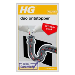 HG duo ontstopper 2x 500ml