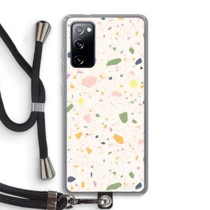 Terrazzo N°21: Samsung Galaxy S20 FE / S20 FE 5G Transparant Hoesje met koord