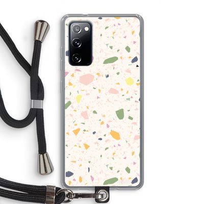 Terrazzo N°21: Samsung Galaxy S20 FE / S20 FE 5G Transparant Hoesje met koord