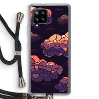 Patroon Wolken: Samsung Galaxy A42 5G Transparant Hoesje met koord