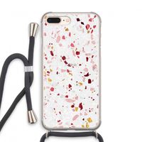 Terrazzo N°9: iPhone 8 Plus Transparant Hoesje met koord