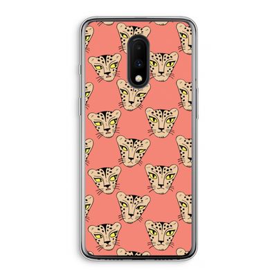 Tijger: OnePlus 7 Transparant Hoesje