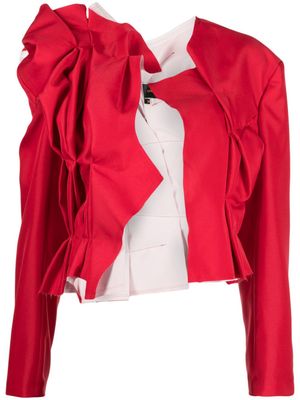 Comme Des Garçons Asymmetrisch jack - Rood Comme Des Garçons Asymmetrisch jack - Rood