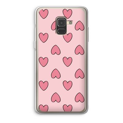 Ondersteboven verliefd: Samsung Galaxy A8 (2018) Transparant Hoesje