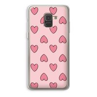 Ondersteboven verliefd: Samsung Galaxy A8 (2018) Transparant Hoesje