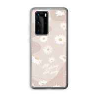 Daydreaming becomes reality: Huawei P40 Pro Transparant Hoesje