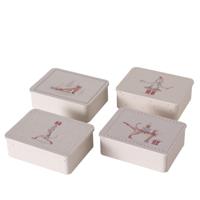 Boltze Home Voorraadblik kerst poes 12x9x4cm