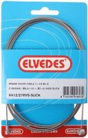 Elvedes Rem binnenkabel 2350mm RVS / Slick ø1,5mm V-nippel en T-nippel (op kaart) - thumbnail