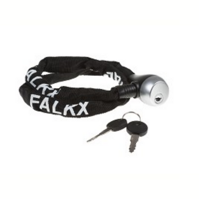 Falkx steal kettingslot 3.5x800mm, zwarte nylon hoes