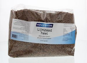 Nova Vitae Lijnzaad heel (1 Kilogr)