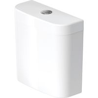 Duravit HappyD 2 duoblokreservoir + binnenwerk met onderaansluiting links 4.5/3L dualflush met wondergliss wit 09341000851