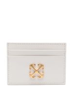 Off-White Jitney Simple leather cardholder - Blanc - thumbnail