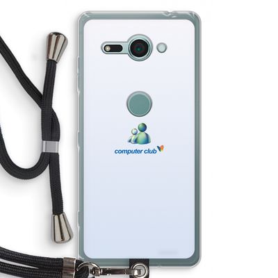 MSN: Sony Xperia XZ2 Compact Transparant Hoesje met koord
