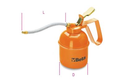 Beta 1751N 500-Metalen Oliekannen, Flexibele - 017510050