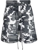 Mostly Heard Rarely Seen quilted drawstring-waistband shorts - Multicolore