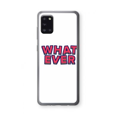 Whatever: Samsung Galaxy A31 Transparant Hoesje