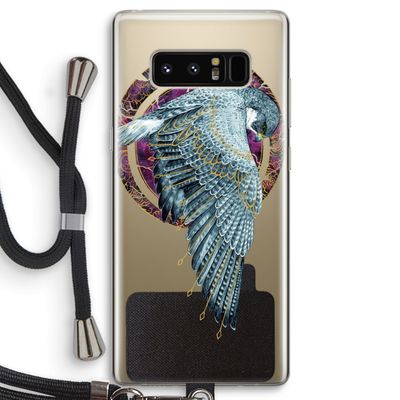 Golden Falcon: Samsung Galaxy Note 8 Transparant Hoesje met koord