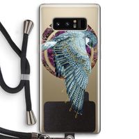 Golden Falcon: Samsung Galaxy Note 8 Transparant Hoesje met koord