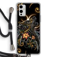 Huilende Wolf: OnePlus 9 Transparant Hoesje met koord