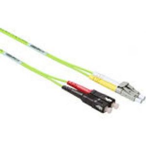ACT 1 meter LSZH Multimode 50/125 OM5 glasvezel patchkabel duplex met LC en SC connectoren