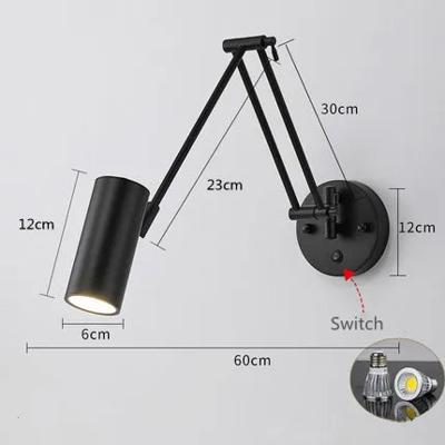 LUXARM Verstelbare Wandlamp met Lange Arm