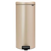 Brabantia NewIcon Pedaalemmer - 30 liter - kunststof binnenemmer - metallic gold 304484