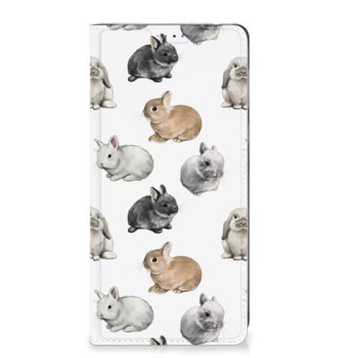 Smartphone hoesje voor Motorola Edge 40 Konijntjes