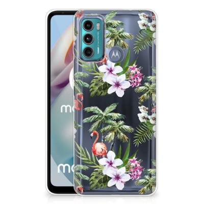 Motorola Moto G60 | TPU Hoesje | Flamingo Palms