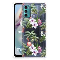 Motorola Moto G60 | TPU Hoesje | Flamingo Palms