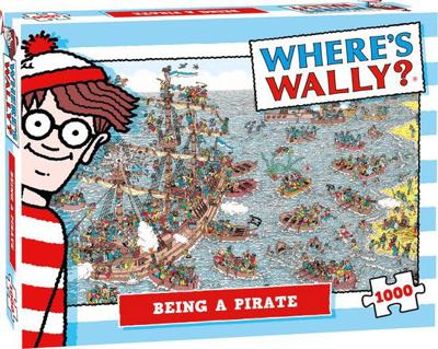 Puzzel Where's Wally Being A Pirate 1000 st - Plenty gifts spellen