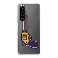 Pew Pew Pew: Sony Xperia 1 III Transparant Hoesje