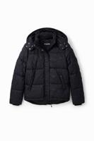 Gewatteerd jack met textuur - BLACK - S