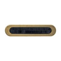 Intersteel Tochtwering ovaal 340x80mm - PVD messing getrommeld