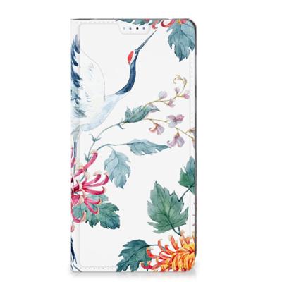 Motorola Edge 40 | Hoesje maken | Bird Flowers