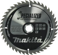 Makita Accessoires cirkelzaagblad hout | specialized 165x20x1,45 44t 23g - b-53229 b-53229
