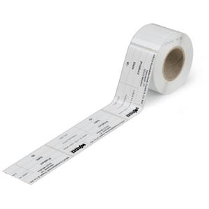 WAGO 210-803 210-803 Etiketten voor thermotransferprinter Markeringsvlak: 99 x 44 mm Wit Aantal markeringen: 500 500 stuk(s)