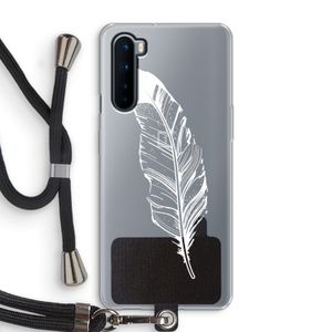 Pluim: OnePlus Nord Transparant Hoesje met koord