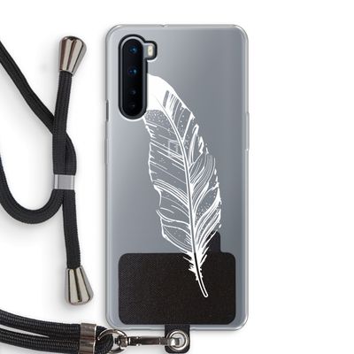 Pluim: OnePlus Nord Transparant Hoesje met koord