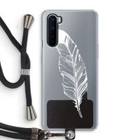 Pluim: OnePlus Nord Transparant Hoesje met koord