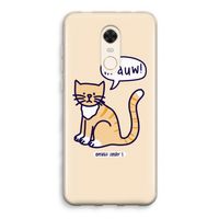 Miauw: Xiaomi Redmi 5 Transparant Hoesje