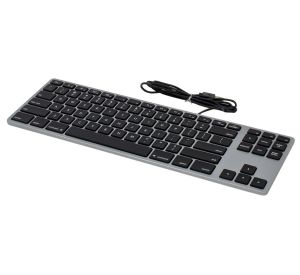 Matias Bedraad Toetsenbord US QWERTY zonder Numpad voor MacBook space grey